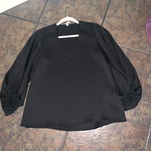 Black boutique silk EUC